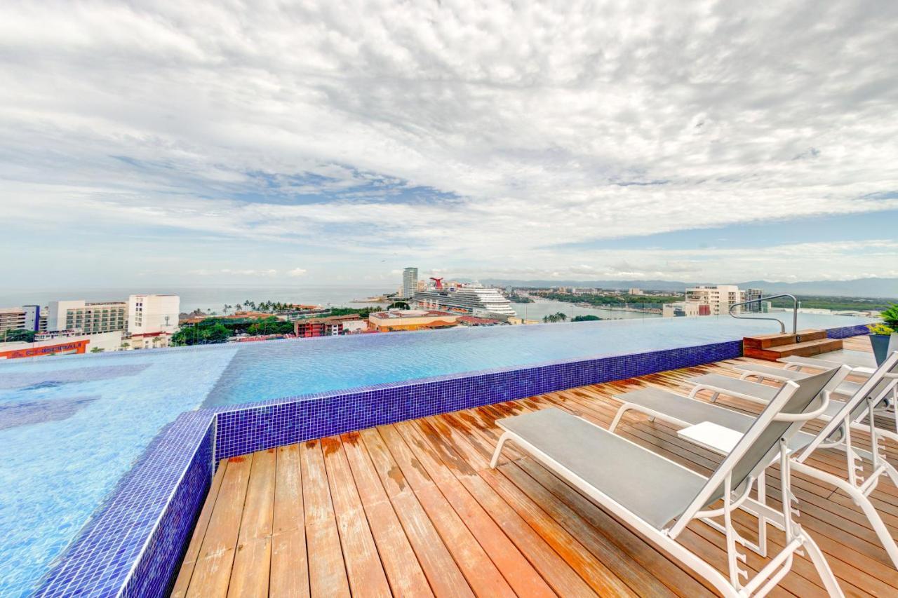 ¡Hermoso Condo Con Espectacular Vista A La Bahia!! Пуэрто-Вальярта Экстерьер фото