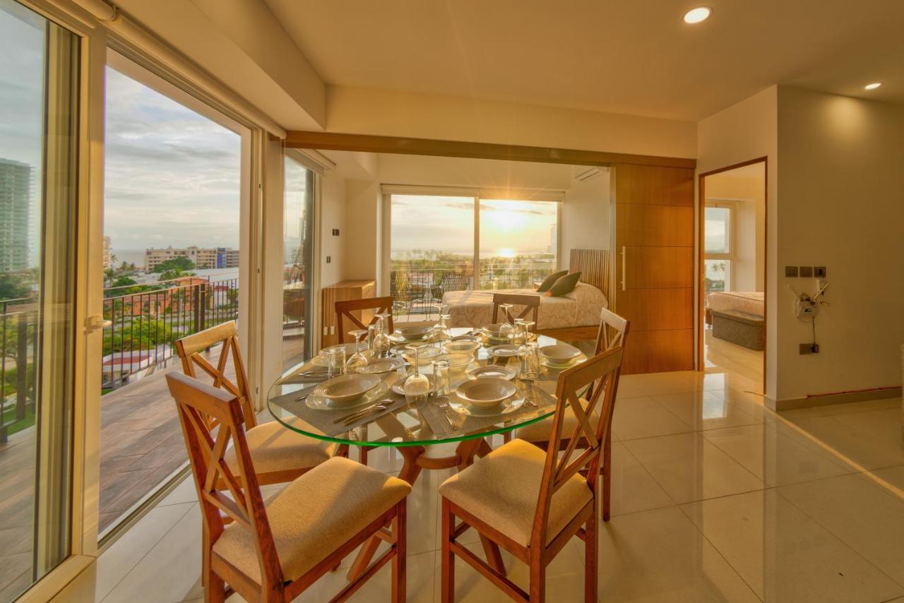 ¡Hermoso Condo Con Espectacular Vista A La Bahia!! Пуэрто-Вальярта Экстерьер фото
