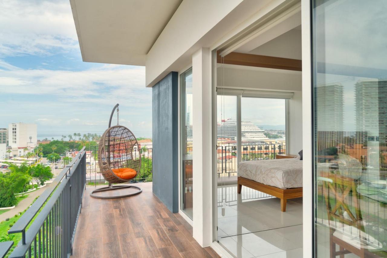 ¡Hermoso Condo Con Espectacular Vista A La Bahia!! Пуэрто-Вальярта Экстерьер фото